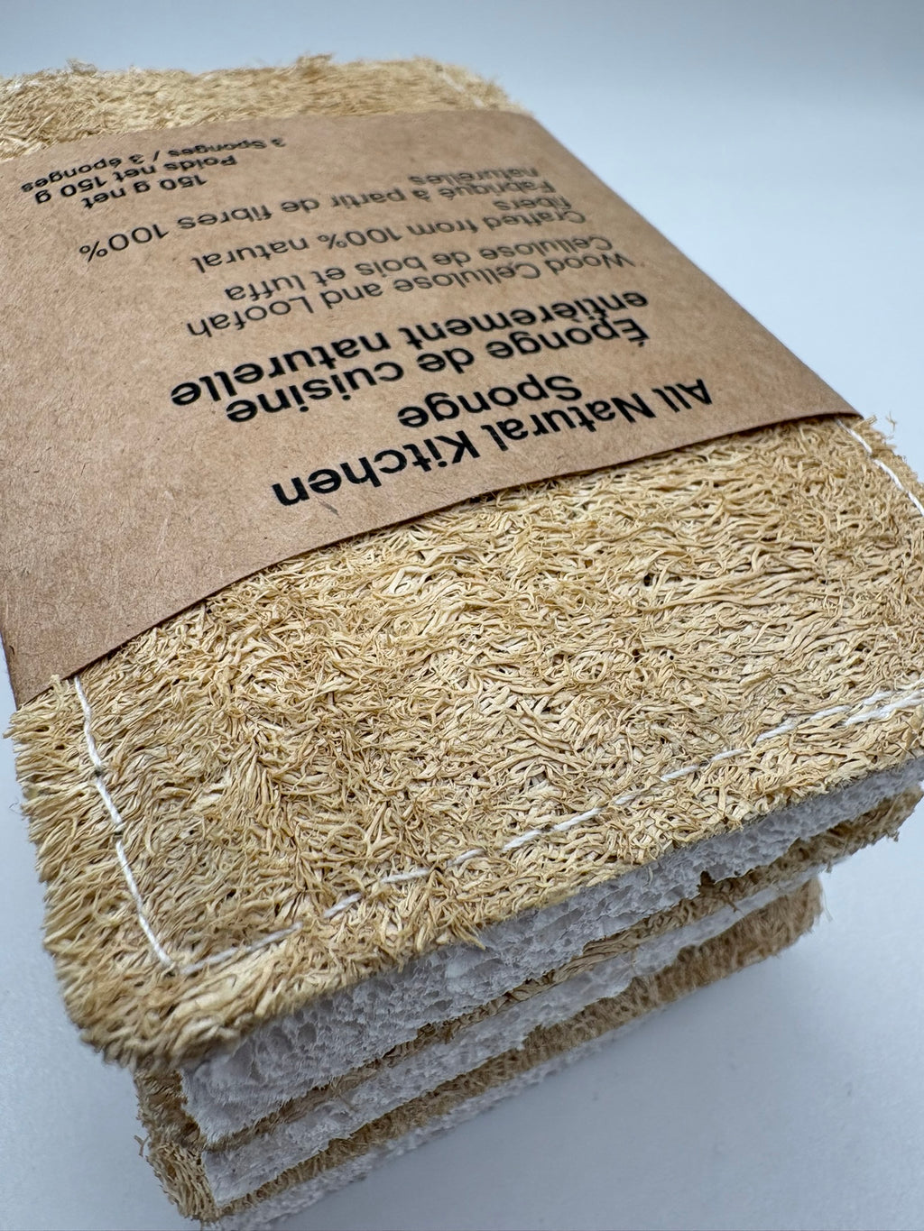 Loofah and Wood Cellulose Sponge